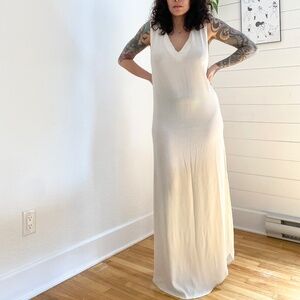 Crippen crepe maxi dress